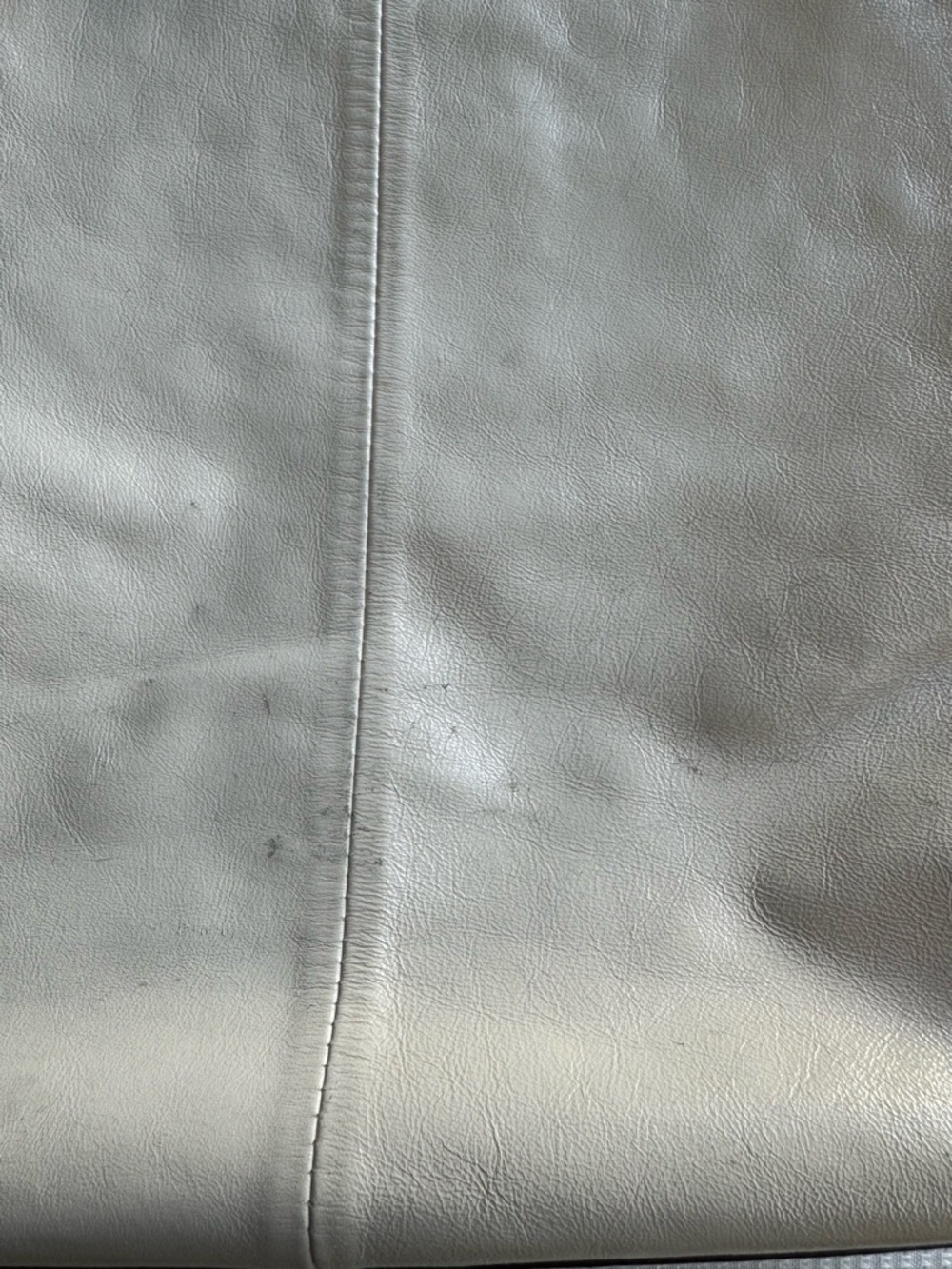 Coach 2011 Audrey Slim Tote bag in cream leather with snakeskin accents & trim - Picture 5 of 12